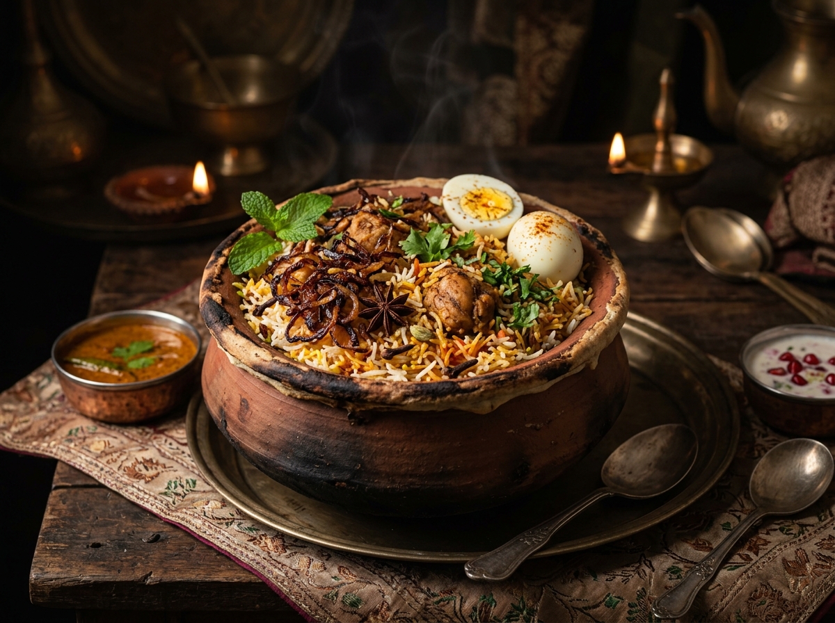 Authentic Hyderabadi Chicken Biryani