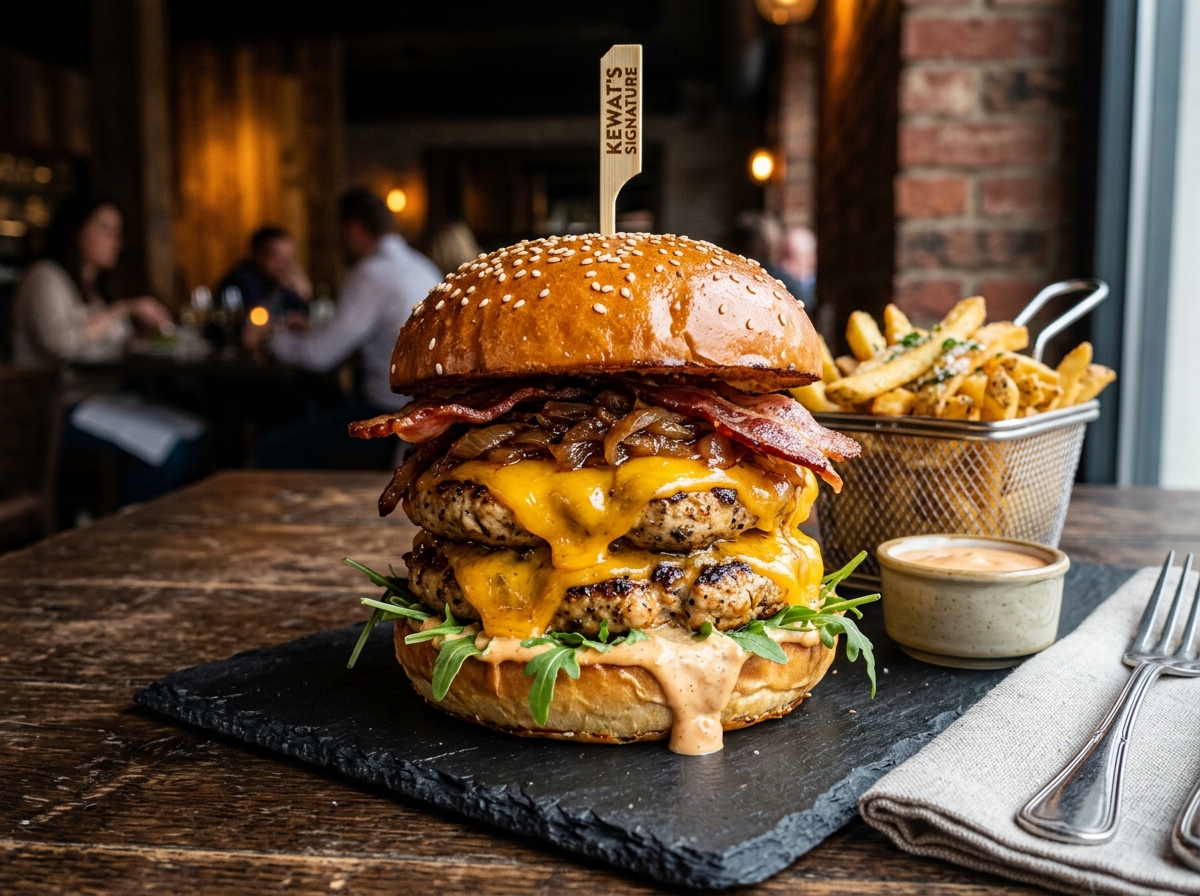 Kewat's Special Signature Burger